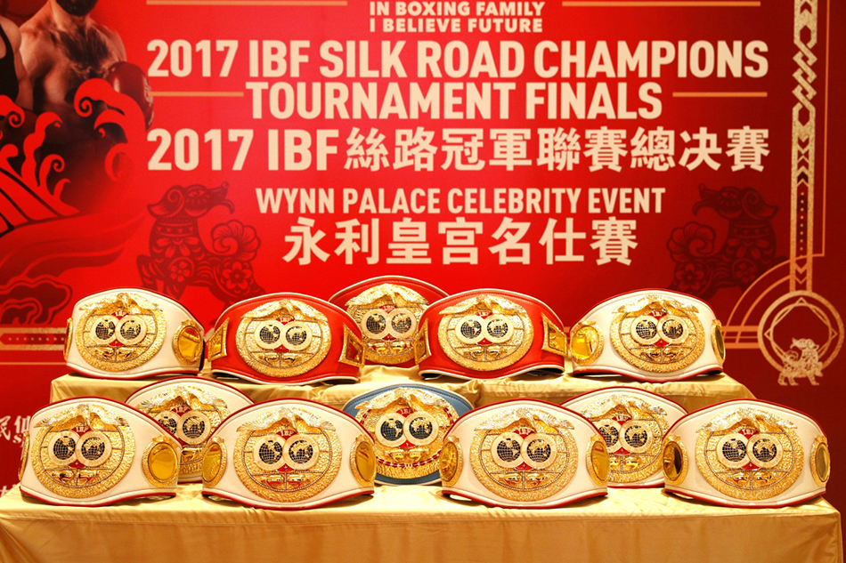 2018年2月28日及3月2日，两场2017 IBF B&R和IBF CHINA年度总决赛在中国澳门完美收官。两场拳赛共决出了12条金腰带：8条IBF丝路冠军金腰带、3条IBF中国区金腰带和1条IBF亚洲女子金腰带。